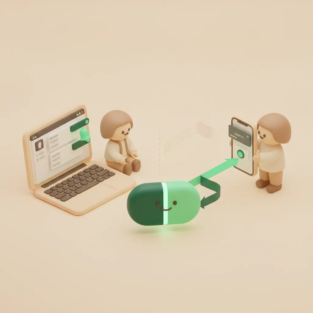 Soft-3D illustration: a native reminder reaches only the teammate beside Notion while an external approver gets nothing; Kapsel emails them a one-click Approve/Reject that writes back to the Notion status