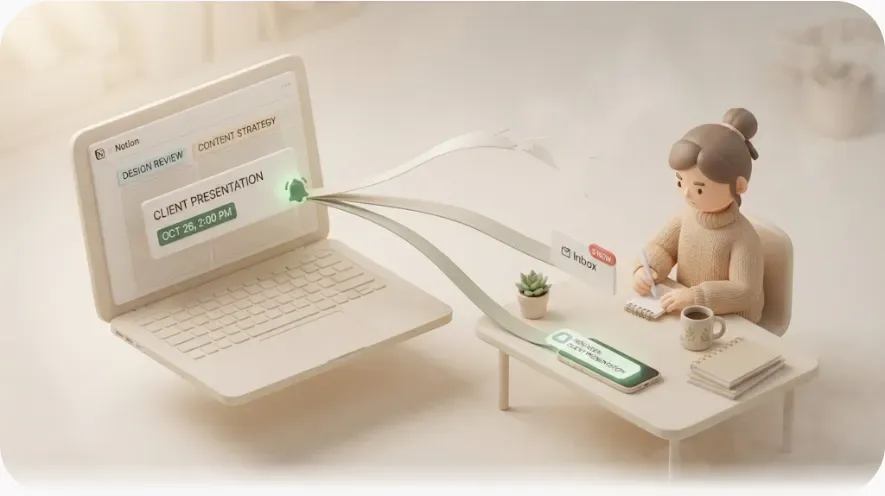 Notion push notifications arriving on some devices but delayed or missing on others, with an external client left out entirely